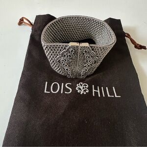 Lois Hill Intricate Silver Cuff